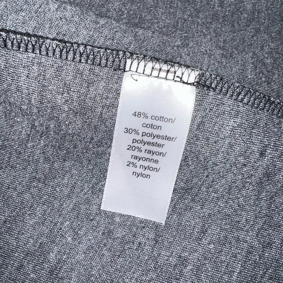 Maurice’s Jersey Women's Black Blazer with Grey Rolled Sleeves Size Large - Picture 7 of 10